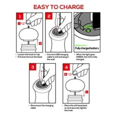 Peugeot Paris Electrique Electric Pepper Mill, 34cm/13.5in, Chocolate 8 Peugeot Paris Electrique Electric Pepper Mill, 34cm/13.5in, Chocolate -Peugeot Shop 51k9TkhOS3L