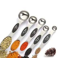 Measuring Spoons,18/10 Stainless Steel Set Of 5 Double Sided Magnetic Baking And Cooking Kitchen Set For Weighing Liquid And Dry Ingredients 7 Measuring Spoons,18/10 Stainless Steel Set Of 5 Double Sided Magnetic Baking And Cooking Kitchen Set For Weighing Liquid And Dry Ingredients -Peugeot Shop 51k9y0d0RDL