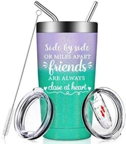 Best Friend Gift For Women - Friendship Gifts - Funny Birthday For Friends, Bff, Friend Female, Teen Girls - 20oz Vacuum Insulated Tumbler -Peugeot Shop 51kDBJOhRJL. AC