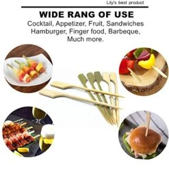 4.7 Inch Bamboo Wood Wooden Paddle Picks Skewers For Cocktail,Appetizers,Fruit Kabobs,Sandwich,Barbeque Snacks.More Size Choices 3.5''/ 4.7''/ 7''/ 10'' (Pack Of 100) 14 4.7 Inch Bamboo Wood Wooden Paddle Picks Skewers For Cocktail,Appetizers,Fruit Kabobs,Sandwich,Barbeque Snacks.More Size Choices 3.5''/ 4.7''/ 7''/ 10'' (Pack Of 100) -Peugeot Shop 51kED0o0uqL