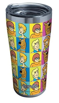 Tervis Warner Brothers - Scooby-Doo Triple Walled Insulated Tumbler Travel Cup Keeps Drinks Cold & Hot, 20oz - Stainless Steel, Crew