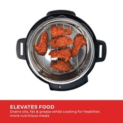 Instant Pot Stainless Steel Official Wire Roasting Rack, Compatible With 6-quart And 8-quart Cookers -Peugeot Shop 51kGF0w3XHL