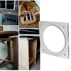 Qinlorgo Stool Plate Base, Square Shape Turntable Plate Base, For Furniture Chairs Office Chairs Display Racks Bar Chairs Car Chairs -Peugeot Shop 51kGcie64wL