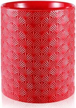 MEIGUI Kitchen Utensil Holder, Ceramic Utensil Crock Large Utensils Holder For Countertop, Black -Peugeot Shop 51kpXNB54AL. AC