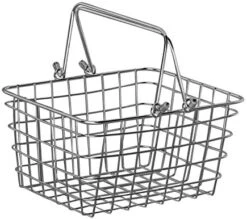 Wire Storage Basket, Medium, Chrome (43270) -Peugeot Shop 51kvi9Oz2WL. AC