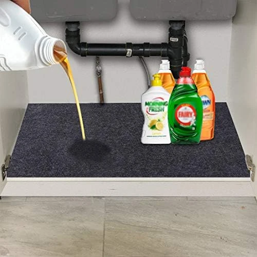 Under The Sink Mat,Kitchen Tray Drip,Cabinet,Absorbent Felt Layer Material,Backing Waterproof(36inches X 36inches) 8 Under The Sink Mat,Kitchen Tray Drip,Cabinet,Absorbent Felt Layer Material,Backing Waterproof(36inches X 36inches) - Image 8