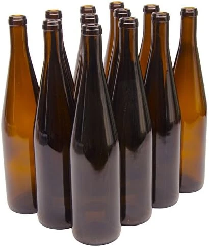 North Mountain Supply B07PR1TZLT 750ml Glass California Hock Wine Bottle Flat-Bottomed Cork Finish - Case Of 12 (750ml Cobalt Blue) 2 North Mountain Supply B07PR1TZLT 750ml Glass California Hock Wine Bottle Flat-Bottomed Cork Finish - Case Of 12 (750ml Cobalt Blue) - Image 2