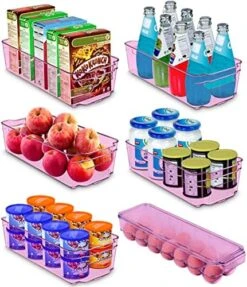 Set Of 6 Fridge Organizer - Includes 6 Refrigerator Organizer Bins (5 Drawers & 1 Egg Holder) - Pantry Organization And Storage Bins For Freezers, Countertops And Cabinets 12 Set Of 6 Fridge Organizer - Includes 6 Refrigerator Organizer Bins (5 Drawers & 1 Egg Holder) - Pantry Organization And Storage Bins For Freezers, Countertops And Cabinets -Peugeot Shop 51lj5dp1UyL. AC