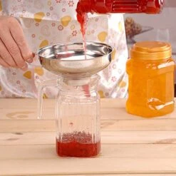 Stainless Steel Canning Funnel, Wide Mouth Jar Funnel With Handle For Wide And Regular Mouth Jars, Food Grade Metal Jam Funnel, 5.5-Inch Large Kitchen Funnels By HOXHA 11 Stainless Steel Canning Funnel, Wide Mouth Jar Funnel With Handle For Wide And Regular Mouth Jars, Food Grade Metal Jam Funnel, 5.5-Inch Large Kitchen Funnels By HOXHA -Peugeot Shop 51ljZPm7prL