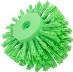 PARTA 45005EC75 Plastic Multi-Purpose Valve Brush, Pipe Brush, Round Brush With Polyester Bristles, Color Coded For Commercial Cleaning, Kitchen, Restaurant, Bathroom, 3.9 X 5 X 3.9 Inches, Lime