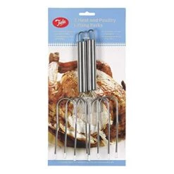 Tala 10A11385 2 Meat Lifing Forks, 31 X 15.3 X 2 Cm, Stainless Steel, 2 Piece