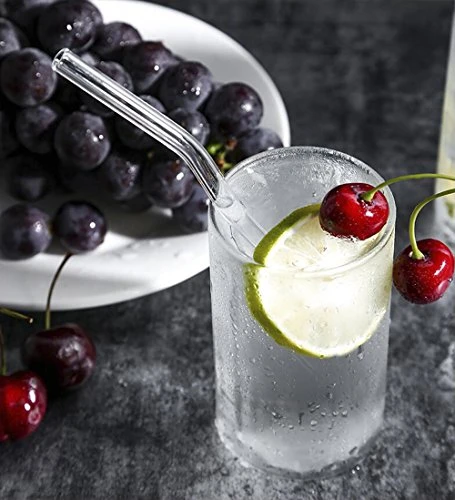 8 Pack Reusable Glass Drinking Straws - 10" X 10 Mm - Smoothie Straws For Milkshakes, Frozen Drinks, Smoothies, Bubble Tea - Environmentally Friendly 5 8 Pack Reusable Glass Drinking Straws - 10" X 10 Mm - Smoothie Straws For Milkshakes, Frozen Drinks, Smoothies, Bubble Tea - Environmentally Friendly - Image 5