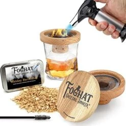Foghat Cocktail Smoking Kit - Bourbon Barrel Oak Fuel Wood Shavings & Smoking Torch & Butane | Infuse Cocktails, Whiskey, Cheese & Meats 15 Foghat Cocktail Smoking Kit - Bourbon Barrel Oak Fuel Wood Shavings & Smoking Torch & Butane | Infuse Cocktails, Whiskey, Cheese & Meats -Peugeot Shop 51mct9Z DXL. AC