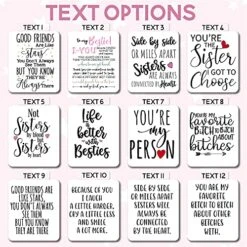 Custom Best Friend Coffee Mug For Women - Long Distance Friendship - Choose Hair - Skin Color Personalized Cup W Names For Besties, Bff, Good Friends Birthday - Moving Away, Galentines Day Gifts -Peugeot Shop 51n3wxn1GcL