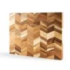 Acacia Wood Cutting Board, 18" Large Kitchen Chopping Board, Splicing Process Cutting Board With Inner Handle,18 X 13 X 1 Inch