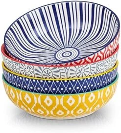 Ceramic 50 Ounce Pasta Bowls Set Of 4, 8.6 Inch Large Salad Bowls, Wide And Shallow Porcelain Soup Bowls, Stackable Serving Bowls, Microwave Dishwasher Safe, Christmas Gift, Assorted Colors 12 Ceramic 50 Ounce Pasta Bowls Set Of 4, 8.6 Inch Large Salad Bowls, Wide And Shallow Porcelain Soup Bowls, Stackable Serving Bowls, Microwave Dishwasher Safe, Christmas Gift, Assorted Colors -Peugeot Shop 51nVfGqQbuL. AC