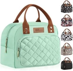 HOMESPON Lunch Bag For Woman Man Insulated Lunch Box Tote Bag For Work Picnic Or Travel -Peugeot Shop 51nYzRAMkL. AC