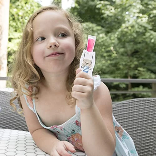 15 Pieces Reusable Popsicle Holders Popsicle Bags Freezer Ice Pop Sleeves Antifreezing Ice Pop Holders, White Fish Style 4 15 Pieces Reusable Popsicle Holders Popsicle Bags Freezer Ice Pop Sleeves Antifreezing Ice Pop Holders, White Fish Style - Image 4