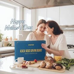 Cutting Board Wood, Acacia Serving Board,Wooden Kitchen Chopping Board For Meat, Cheese, Bread, Vegetables &Fruits- Kitchen Butcher Block, 16.5x10 Inch