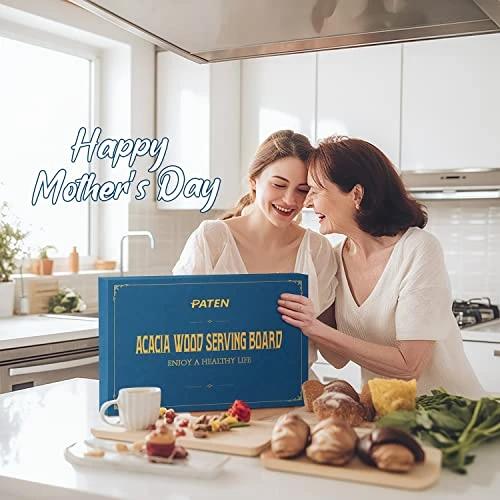 Cutting Board Wood, Acacia Serving Board,Wooden Kitchen Chopping Board For Meat, Cheese, Bread, Vegetables &Fruits- Kitchen Butcher Block, 16.5x10 Inch 1 Cutting Board Wood, Acacia Serving Board,Wooden Kitchen Chopping Board For Meat, Cheese, Bread, Vegetables &Fruits- Kitchen Butcher Block, 16.5x10 Inch