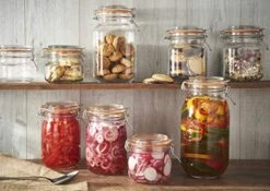 Kilner 0025.512 Square Glass Clip Top Preservation Jar, 1.5L, Transparent -Peugeot Shop 51nsvj6Wj1L