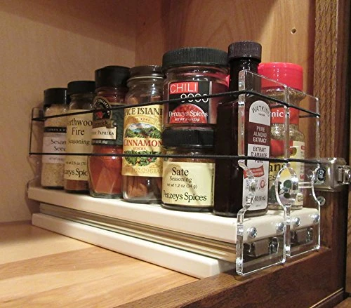 Vertical Spice - 22x1x11 DC - Spice Rack W/2 Drawers - 10 Capacity - Best In Class - Easy Access - Size: 4.6" Width X 5.0" Height X 10.6" Depth - Made In USA 3 Vertical Spice - 22x1x11 DC - Spice Rack W/2 Drawers - 10 Capacity - Best In Class - Easy Access - Size: 4.6" Width X 5.0" Height X 10.6" Depth - Made In USA - Image 3