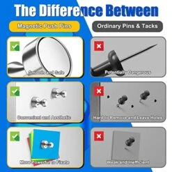 16 Pack Magnets For Whiteboard, Fridge Magnets, Small Magnets, Refrigerator Magnets, Neodymium Magnets For School, Home, Garage, Crafts 20 16 Pack Magnets For Whiteboard, Fridge Magnets, Small Magnets, Refrigerator Magnets, Neodymium Magnets For School, Home, Garage, Crafts -Peugeot Shop 51o84Zwu5yL