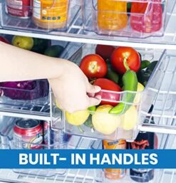 Large Pantry Organizer - Set Of 8 Refrigerator Organizer Bins - Fridge Organizer For Freezers, Kitchen Countertops And Cabinets - BPA Free (Clear) 19 Large Pantry Organizer - Set Of 8 Refrigerator Organizer Bins - Fridge Organizer For Freezers, Kitchen Countertops And Cabinets - BPA Free (Clear) -Peugeot Shop 51oDk2zUsML