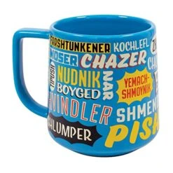 Yiddish Insults Mug - Nudnik To Tipish And More -Peugeot Shop 51oKiD5LBpL
