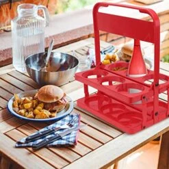 For Holding Storage Food Rack Beverage Bottles Craft Party Carrier Organizer Container Wine Carrier- Bottle Plastic Gift Drinks Wedding Holders Basket Halloween Take Out Delivery 10 For Holding Storage Food Rack Beverage Bottles Craft Party Carrier Organizer Container Wine Carrier- Bottle Plastic Gift Drinks Wedding Holders Basket Halloween Take Out Delivery -Peugeot Shop 51oOAU9CleL