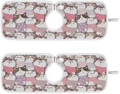 Kcldeci 2 Pack Faucet Mat Splash Guard For Kitchen Sink,Cute Cartoon Cat 23x5 Inch Faucet Handle Drip Catcher Tray Absorbent Mat Fast Dry Mat For Kitchen, Bathroom 16 Kcldeci 2 Pack Faucet Mat Splash Guard For Kitchen Sink,Cute Cartoon Cat 23x5 Inch Faucet Handle Drip Catcher Tray Absorbent Mat Fast Dry Mat For Kitchen, Bathroom -Peugeot Shop 51ocUmjmOvL. AC 1