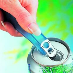 Ulinare C10401 MagiPull Ring Pull Opener | Blue | Plastic | Use On Any Size Can/Tin Ring Pulls -Peugeot Shop 51ofqBaDKjL