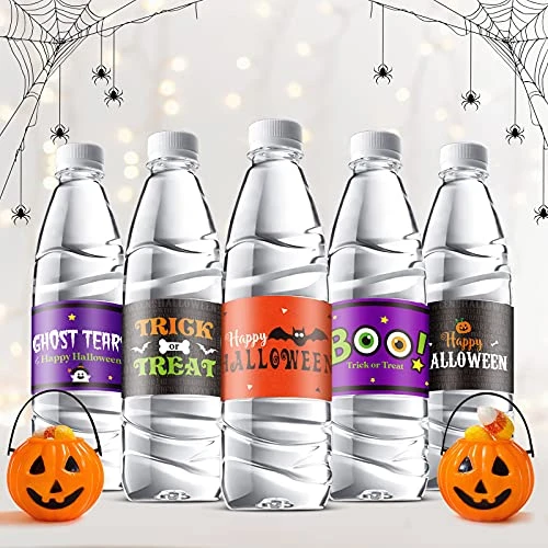 39 Pieces Halloween Water Bottle Labels Waterproof Water Bottle Sticker Wrappers Pumpkin Wrap Around Labels Trick Or Treat Bottle Stickers Party Supplies For Halloween Party Ornaments 1 39 Pieces Halloween Water Bottle Labels Waterproof Water Bottle Sticker Wrappers Pumpkin Wrap Around Labels Trick Or Treat Bottle Stickers Party Supplies For Halloween Party Ornaments