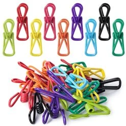 - Chip Clips, 18 Pack, 2 Inch, Assorted Colors, Utility PVC-Coated Clips, Bag Clips, Clips For Food Packages, Food Clips, Kitchen Clips, Bag Clips For Food, Chip Bag Clip