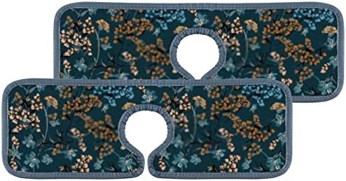 15" Microfiber Cloth Kitchen Faucet Absorbent Mat Splash Guard Drip Water Catcher Countertop Drying Protector Pads Faucet Behind For Bedroom Farmhouse Orange Halloween Pumpkins With Bats Stars 15 15" Microfiber Cloth Kitchen Faucet Absorbent Mat Splash Guard Drip Water Catcher Countertop Drying Protector Pads Faucet Behind For Bedroom Farmhouse Orange Halloween Pumpkins With Bats Stars - Image 15