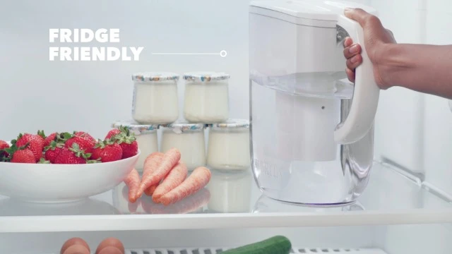 Brita Large 10 Cup Water Filter Pitcher With 1 Standard Filter, BPA Free, Everyday, White (Design May Vary) 5 Brita Large 10 Cup Water Filter Pitcher With 1 Standard Filter, BPA Free, Everyday, White (Design May Vary) - Image 5