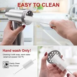 Metal Meat Grinder Attachment For KitchenAid Stand Mixer,Meat Grinder KitchenAid Includes 4 Grinding Plates, 3 Sausage Stuffer Tubes, 2 Grinding Blades, Meat Grinder Attachment By Gvode -Peugeot Shop 51pT3oTfQTL