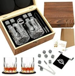 Whiskey Gifts For Men Dad Men Birthday Gift Ideas From Daughter Son - Stainless Steel Whiskey Stones And Whiskey Glasses Set - Bourbon Gifts For Men Him Dad -Peugeot Shop 51pVR0prwyL. AC