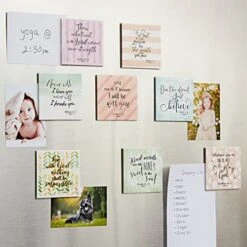 8 Pack Inspirational Bible Verse Magnets For Fridge, Christian Office Decor, Scripture Gifts (2.5 In)