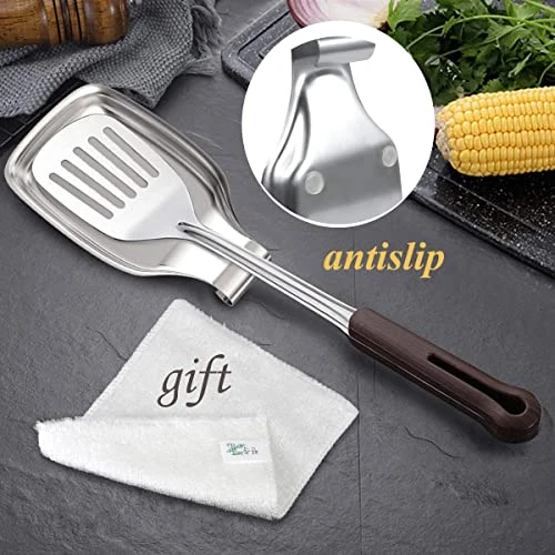 Spoon Rest For Stove Top, Amytalk 8 X 4 Inch Large Stainless Steel Spoon Rest Heavy Duty Holder For Kitchen, Spatula Ladle, Brush And Other Cooking Utensils 2 Spoon Rest For Stove Top, Amytalk 8 X 4 Inch Large Stainless Steel Spoon Rest Heavy Duty Holder For Kitchen, Spatula Ladle, Brush And Other Cooking Utensils - Image 2