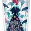 Tervis Disney - Mary Poppins Returns Insulated Tumbler With Wrap And Fuschia Lid, 16 Oz, Clear