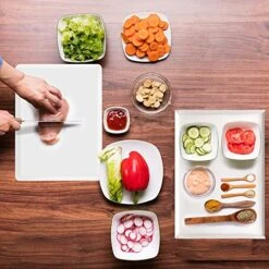 Disposable Cutting Boards 30 Count, Collapsible Cutting Board Sheet With Built-in Crease, Flexible Plastic Cutting Mat For Kitchen And Commercial Use, 17 X 12 In 11 Disposable Cutting Boards 30 Count, Collapsible Cutting Board Sheet With Built-in Crease, Flexible Plastic Cutting Mat For Kitchen And Commercial Use, 17 X 12 In -Peugeot Shop 51pwK2jAnwL