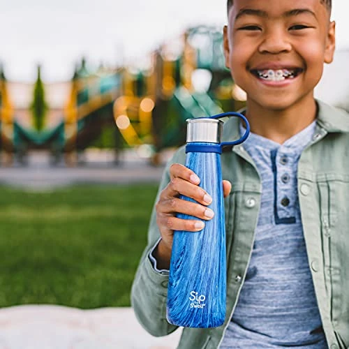 Ip By S'well Stainless Steel Water Bottle - 15 Oz - Black Chalk - Double-Walled Vacuum-Insulated Keeps Drinks Cold For 24 Hours And Hot For 10 - With No Condensation - BPA-Free 4 Ip By S'well Stainless Steel Water Bottle - 15 Oz - Black Chalk - Double-Walled Vacuum-Insulated Keeps Drinks Cold For 24 Hours And Hot For 10 - With No Condensation - BPA-Free - Image 4