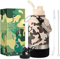 64oz Insulated Water Bottle (2 Lids) 64 Oz Vacuum Stainless Steel Water Bottle With Handle Flip Top Lid And Paracord BPA Free Metal Water Jug Sports Outdoor Camping 21 64oz Insulated Water Bottle (2 Lids) 64 Oz Vacuum Stainless Steel Water Bottle With Handle Flip Top Lid And Paracord BPA Free Metal Water Jug Sports Outdoor Camping -Peugeot Shop 51qP6mks1LL. AC