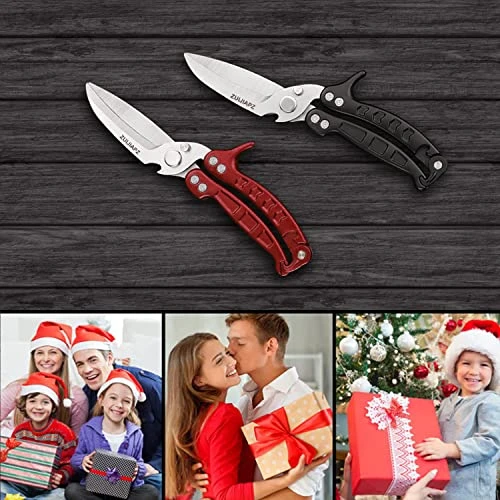 Kitchen Shears,Stainless Steel Sharp Utility Food Scissors,Detachable As A Cleaver,Multipurpose Heavy Duty Spring Loaded Kitchen Scissors With Serrated Edge For Chicken,Poultry,Fish,Herbs,Nuts 5 Kitchen Shears,Stainless Steel Sharp Utility Food Scissors,Detachable As A Cleaver,Multipurpose Heavy Duty Spring Loaded Kitchen Scissors With Serrated Edge For Chicken,Poultry,Fish,Herbs,Nuts - Image 5