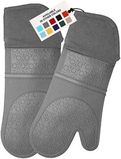 Extra Long Professional Silicone Oven Mitt, Oven Mitts With Quilted Liner, Heat Resistant Pot Holders, Flexible Oven Gloves, Navy Blue, 1 Pair, 14.7 Inch 22 Extra Long Professional Silicone Oven Mitt, Oven Mitts With Quilted Liner, Heat Resistant Pot Holders, Flexible Oven Gloves, Navy Blue, 1 Pair, 14.7 Inch -Peugeot Shop 51qYjJOvDFL. AC