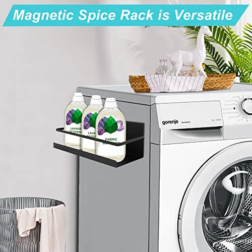 Feokely 2 Pack Magnetic Spice Rack, Premium Quality Magnetic Spice Rack For Refrigerator, Strong Magnetic Spice Rack For Holding Jars, Perfect Space Saving Magnetic Shelf 6 Feokely 2 Pack Magnetic Spice Rack, Premium Quality Magnetic Spice Rack For Refrigerator, Strong Magnetic Spice Rack For Holding Jars, Perfect Space Saving Magnetic Shelf - Image 6