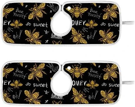 Beautiful Flower 2 PCS Faucet Absorbent Mat, Kitchen Faucet Sink Splash Guard, Polyester Material Faucet Splash Catcher, Water Absorbent Mat Behind Faucet, Faucet Mat For Kitchen Sink Machine Washable 9 Beautiful Flower 2 PCS Faucet Absorbent Mat, Kitchen Faucet Sink Splash Guard, Polyester Material Faucet Splash Catcher, Water Absorbent Mat Behind Faucet, Faucet Mat For Kitchen Sink Machine Washable - Image 9