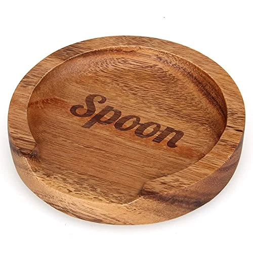 Best Acacia Wood Spoon Rest For Stove Top Round Small Wooden Coffee Spoon Rests Teaspoon Rest Spatula Rest Kitchen Spoon Holder Utensil Rest 5 Best Acacia Wood Spoon Rest For Stove Top Round Small Wooden Coffee Spoon Rests Teaspoon Rest Spatula Rest Kitchen Spoon Holder Utensil Rest - Image 5