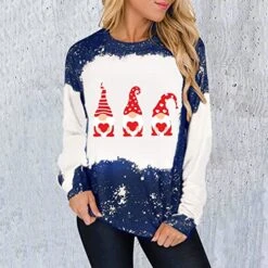 Womens Causal Loose Crewneck Cute Plus Size Sweatshirts Long Sleeve Fashion Christmas Print Pullover Top Streetwear -Peugeot Shop 51r6zHKV9pL
